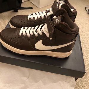 Nike Air Force One Brown Leather